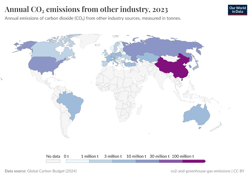 A thumbnail of the "Annual CO₂ emissions from other industry" chart