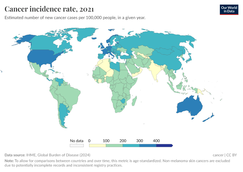 A thumbnail of the "Cancer incidence rate" chart