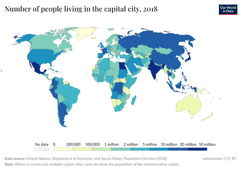 A thumbnail of the "Number of people living in the capital city" chart