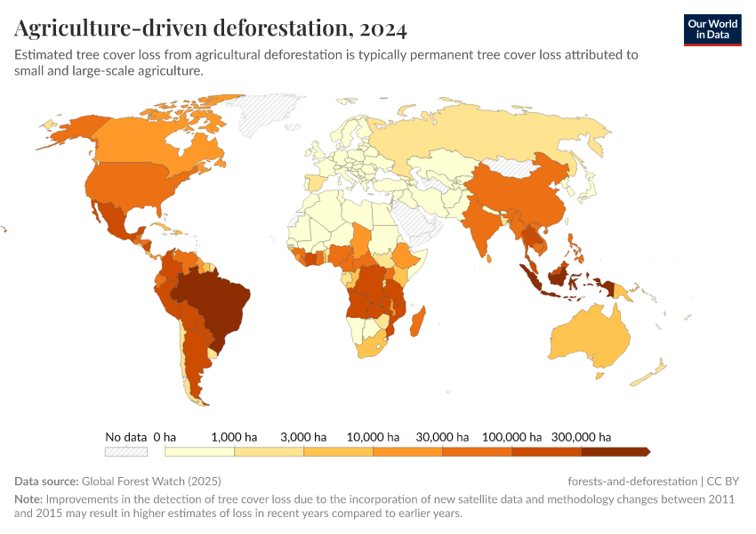 A thumbnail of the "Agriculture-driven deforestation" chart