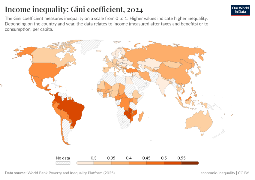 A thumbnail of the "Income inequality: Gini coefficient" chart