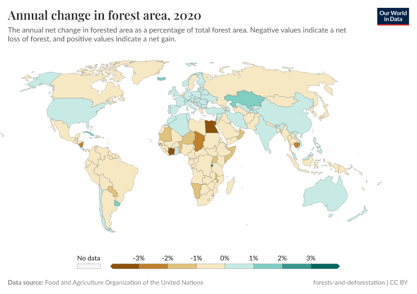 A thumbnail of the "Annual change in forest area" chart