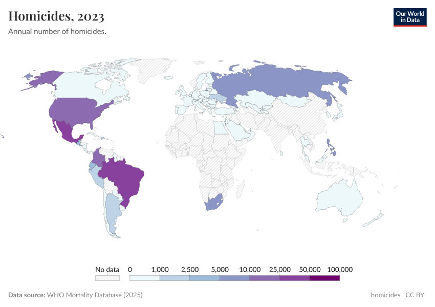 A thumbnail of the "Homicides" chart