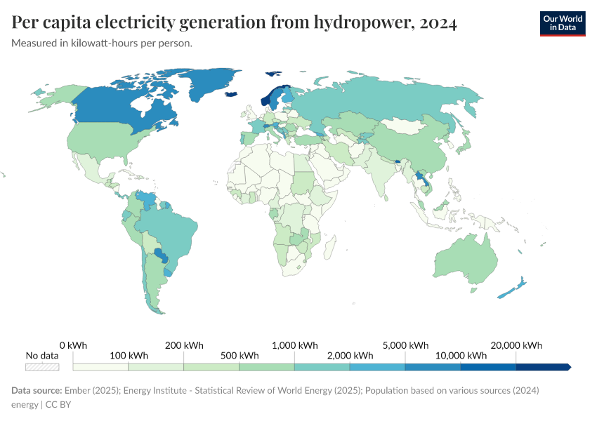 A thumbnail of the "Per capita electricity generation from hydropower" chart