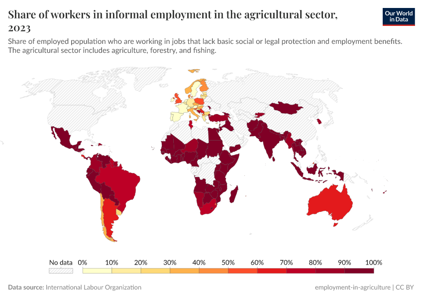 A thumbnail of the "Share of informal employment in agriculture" chart