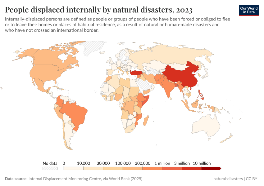 A thumbnail of the "People displaced internally by natural disasters" chart