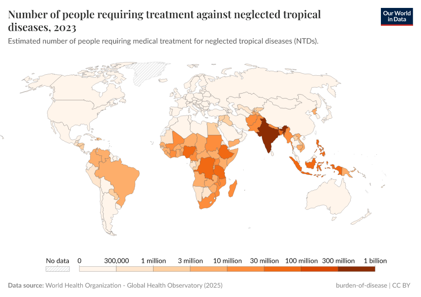 A thumbnail of the "Number of people requiring treatment against neglected tropical diseases" chart