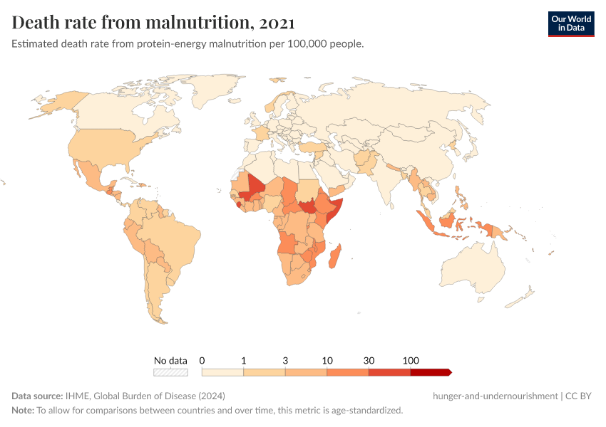 A thumbnail of the "Death rate from malnutrition" chart