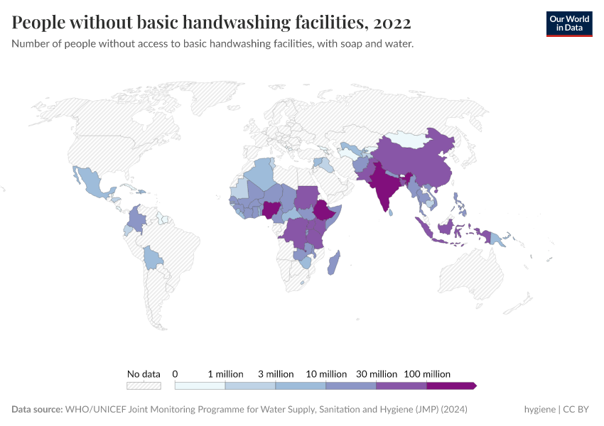 A thumbnail of the "People without basic handwashing facilities" chart