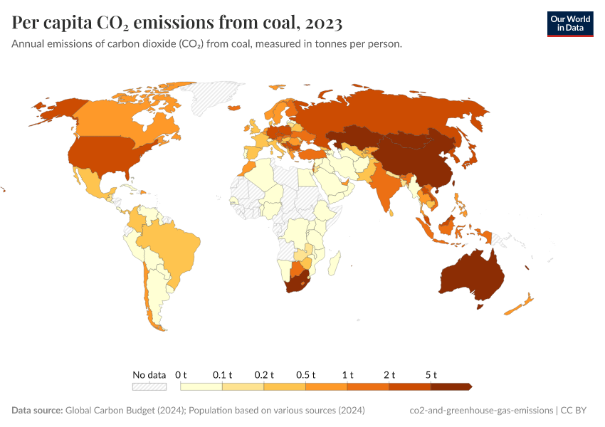 A thumbnail of the "Per capita CO₂ emissions from coal" chart