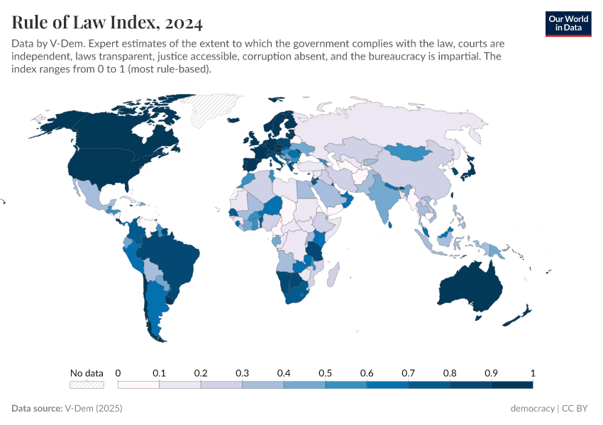 A thumbnail of the "Rule of Law Index" chart